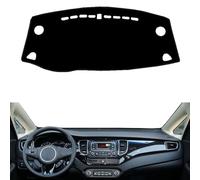 GODSLLY Cubierta para Salpicadero, Compatible con KIA Carens 2013-2016 2017 2018 2019, Parasol para Salpicadero Coche Almohadilla Antideslizante Protector Solar,A Left Black