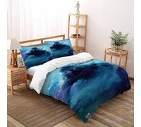 Godzilla City Funda De Edredón 3 Piezas 3D Impresa Gothic Theme con 2 Fundas De Almohada Super King(260x220cm) Microfibra Juego De Cama para para Niñosy Hombres