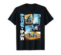 Godzilla Comic Frames Mechagodzilla Retro Monster Movie Camiseta