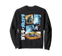 Godzilla Comic Frames Mechagodzilla Retro Monster Movie Sudadera