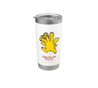 Godzilla Contraataca Chibi Gidra Vaso térmico de acero inoxidable de doble pared