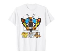 Godzilla Cute Chibi Mothra and Monster Friends Kaiju Movie Camiseta