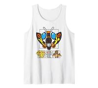 Godzilla Cute Chibi Mothra and Monster Friends Kaiju Movie Camiseta sin Mangas