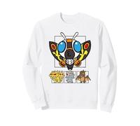 Godzilla Cute Chibi Mothra and Monster Friends Kaiju Movie Sudadera