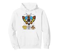 Godzilla Cute Chibi Mothra and Monster Friends Kaiju Movie Sudadera con Capucha