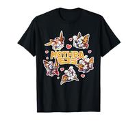 Godzilla Cute Chibi Mothra Collage with Hearts Kaiju Movie Camiseta