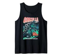 Godzilla Destroyer of Worlds Comic Book Illustration Movie Camiseta sin Mangas