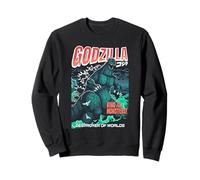 Godzilla Destroyer of Worlds Comic Book Illustration Movie Sudadera
