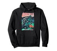 Godzilla Destroyer of Worlds Comic Book Illustration Movie Sudadera con Capucha