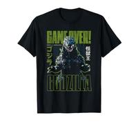 Godzilla Game Over Kanji Vintage Japanese Monster Movie Camiseta