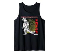 Godzilla Illustrated Mechagodzilla 1974 Vintage Kaiju Movie Camiseta sin Mangas