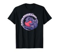 Godzilla Kaiju Sized Love Cute Cuddly Heart Valentine's Day Camiseta