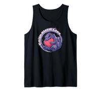 Godzilla Kaiju Sized Love Cute Cuddly Heart Valentine's Day Camiseta sin Mangas