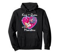 Godzilla King and Queen of Monster's Heart Cute Kaiju Movie Sudadera con Capucha
