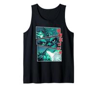 Godzilla King of The Monsters Kanji Comic Book Panels Movie Camiseta sin Mangas