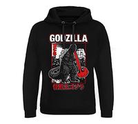 Godzilla Licenciado Oficialmente Atomic Breath Epic Sudaderas con Capucha (Negro), XX-Large