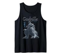 Godzilla Minus One King of The Monsters Kanji Movie Poster Camiseta sin Mangas