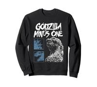 Godzilla Minus One Minimalist Monster Collage Movie Poster Sudadera
