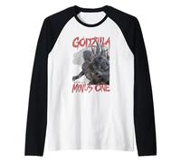 Godzilla Minus One Monster Portrait Modern Kaiju Movie Camiseta Manga Raglan