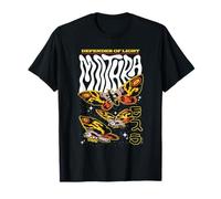 Godzilla Mothra Defender of Light Retro Collage Movie Camiseta