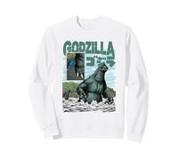Godzilla Ocean Scene Comic Book Illustration Movie Monster Sudadera