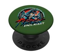 Godzilla - T-Rex When The Ancients Roam Again PopSockets PopGrip Adhesivo