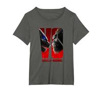 Godzilla vs Kong - VS Premiere Camiseta, Mujer Tallas Grandes, Asfalto, 3XL Grande