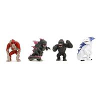 Godzilla x Kong 2.5" 4-Pack Die-Cast Figures, Toys for Kids an (Importación USA)