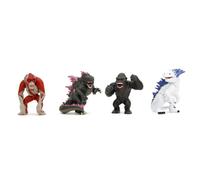 Godzilla X Kong 6.3cm Die-Cast Figura 4-Pack Godzilla, Kong, Skar , Shimo
