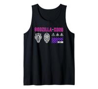 Godzilla x Kong Front and Back Modern Neon Icons Movie Camiseta sin Mangas