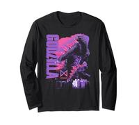 Godzilla x Kong Monarch Collage Purple Text Movie Monster Manga Larga