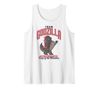 Godzilla x Kong Team Godzilla Mascot Retro Movie Monster Camiseta sin Mangas