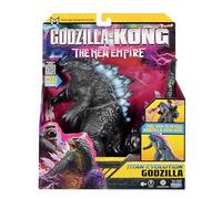 MonsterVerse Godzilla x Kong: The New Empire, 7-Inch Authentic Titan Evolution Godzilla Action Figure Toy, icónico Personaje de película Coleccionable, Adecuado para Edades de 4 años +