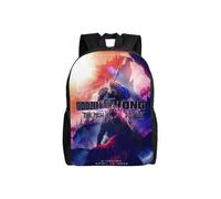 Godzilla X Kong The New Empire Versatile Backpack Washable casual style School Student Backpack Trendy Oxford Cloth Computer Bag Unisex-hjka2556