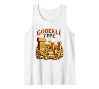 Göbekli Tepe Turquía Civilización Antigua Arqueología Gráfico Camiseta sin Mangas