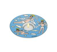 Goebel 26100990 "Fly on my Sweet Angels Artista té luz, Porcelana, Multicolor, 15 x 15 x 3,5 cm