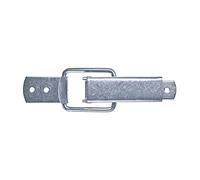 GOEBEL® - 50 unidades - Cierres tensores de acero inoxidable A2 (V2A) 4/80 grande con placa base abovedada con gancho de contrapeso - Cierre de caja - Cierre de equipaje - Cierre de palanca