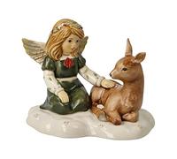 Goebel 66-704-45-1 - Figura Decorativa navideña (Porcelana, 13,5 x 10,5 x 10 cm), diseño de ángel