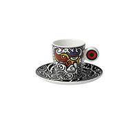 Goebel Billy The Artist 67-080-69-1 - Taza de espresso coleccionable (0,1 L), diseño de ojos brillantes
