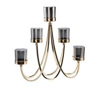 Goebel Candelabro Dorado 40,5 x 35 y Elefante