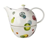 Goebel Colori Table Ware 23-123-37-1 - Tetera con calentador (porcelana, 19 x 16 cm)