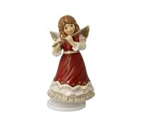 Goebel Figura de ángel con Mensaje Celestial, Color Burdeos