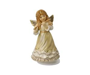Goebel Figura de ángel de Noche silenciosa, champán - Mensajero del Cielo Navidad