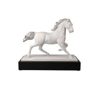 Goebel Figura de Caballo Gracieux Blanc L'Art d'Objets Chevaux de Studio 8 de Porcelana, en Color marrón, tamaño: 32 x 14,x 28 cm, 30-800-07-1