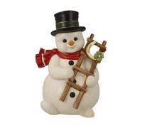 Goebel Figura de muñeco de Nieve de la Suerte - Muñecos de Nieve Navidad