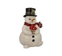 Goebel Figura de muñeco de Nieve pequeño de Barro de la Suerte con Cristales, 66-704-14-1