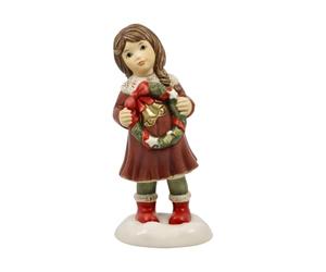 Goebel Figura de una Corona para Adviento - Bosque de Invierno Navidad