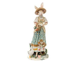 Goebel Fitz and Floyd Figura Decorativa, Porcelana, Multicolor, 50 cm