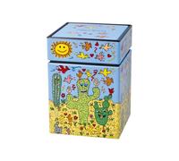 Goebel James Rizzi 26103251 Desert Life - Bote de té (metal, capacidad de 0,6 L)