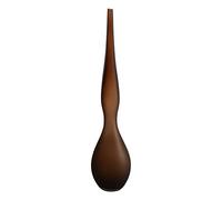Goebel Jarrón de Cristal Ahumado Amber, Objeto Decorativo, marrón, 63 cm